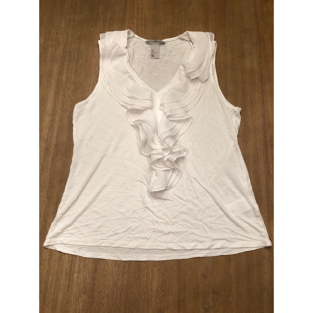 H&M Ruffle Collar Tank Top